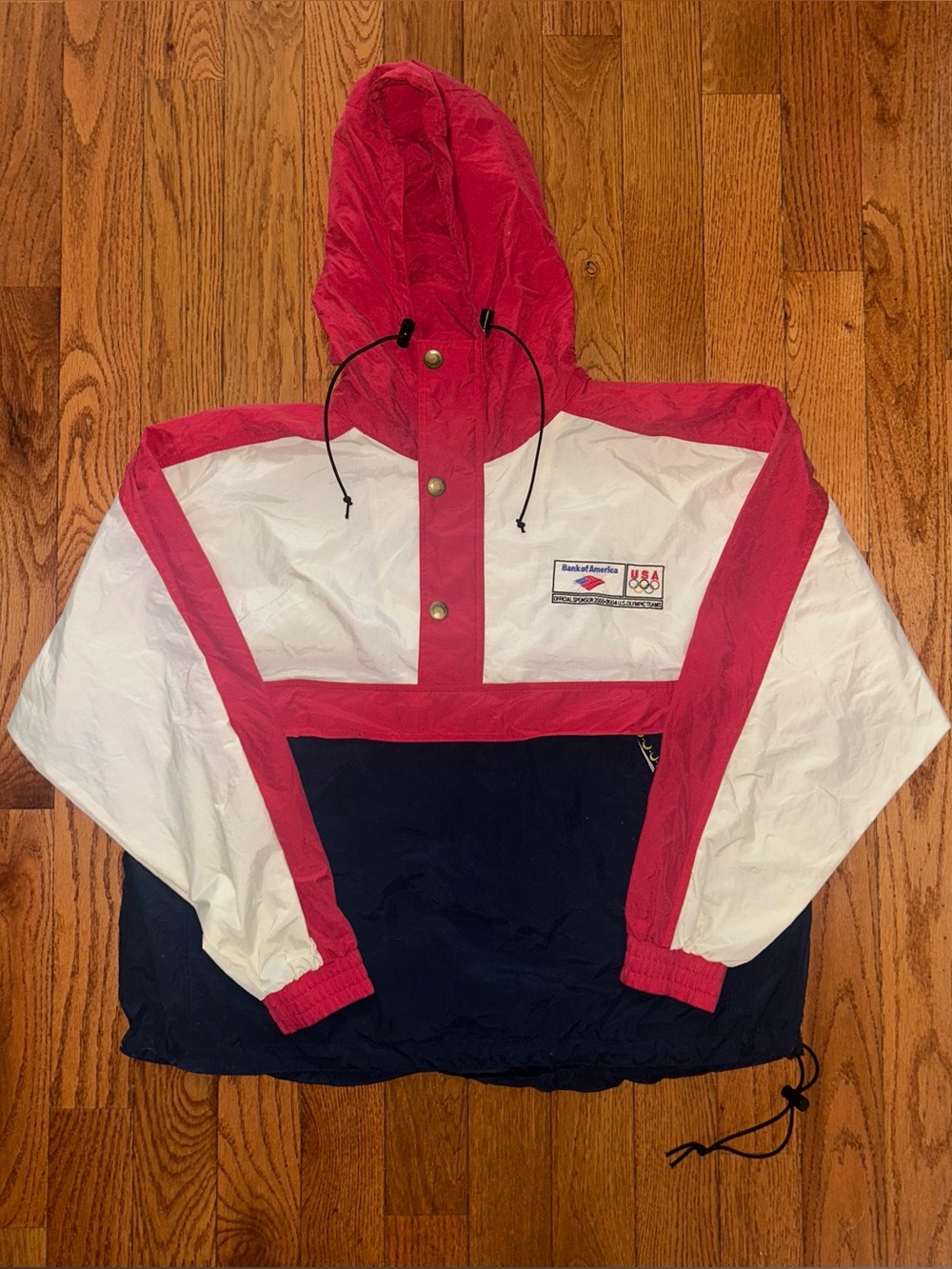 USA 2000-2004 Olympics Hooded Windbreaker Size XL
